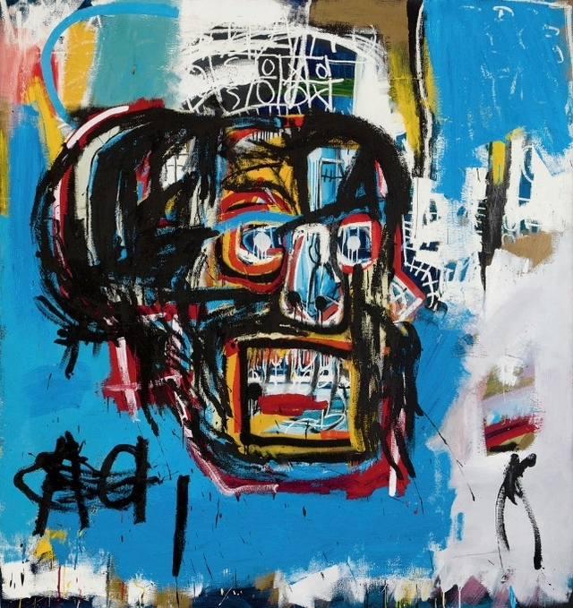 Malerei im Stil von Jean-Michel Basquiat