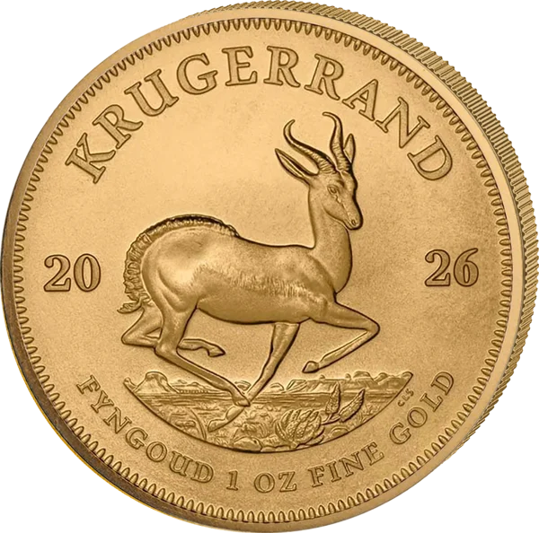 Goldmünze 1 Unze Krügerrand, Jahrgang 2026